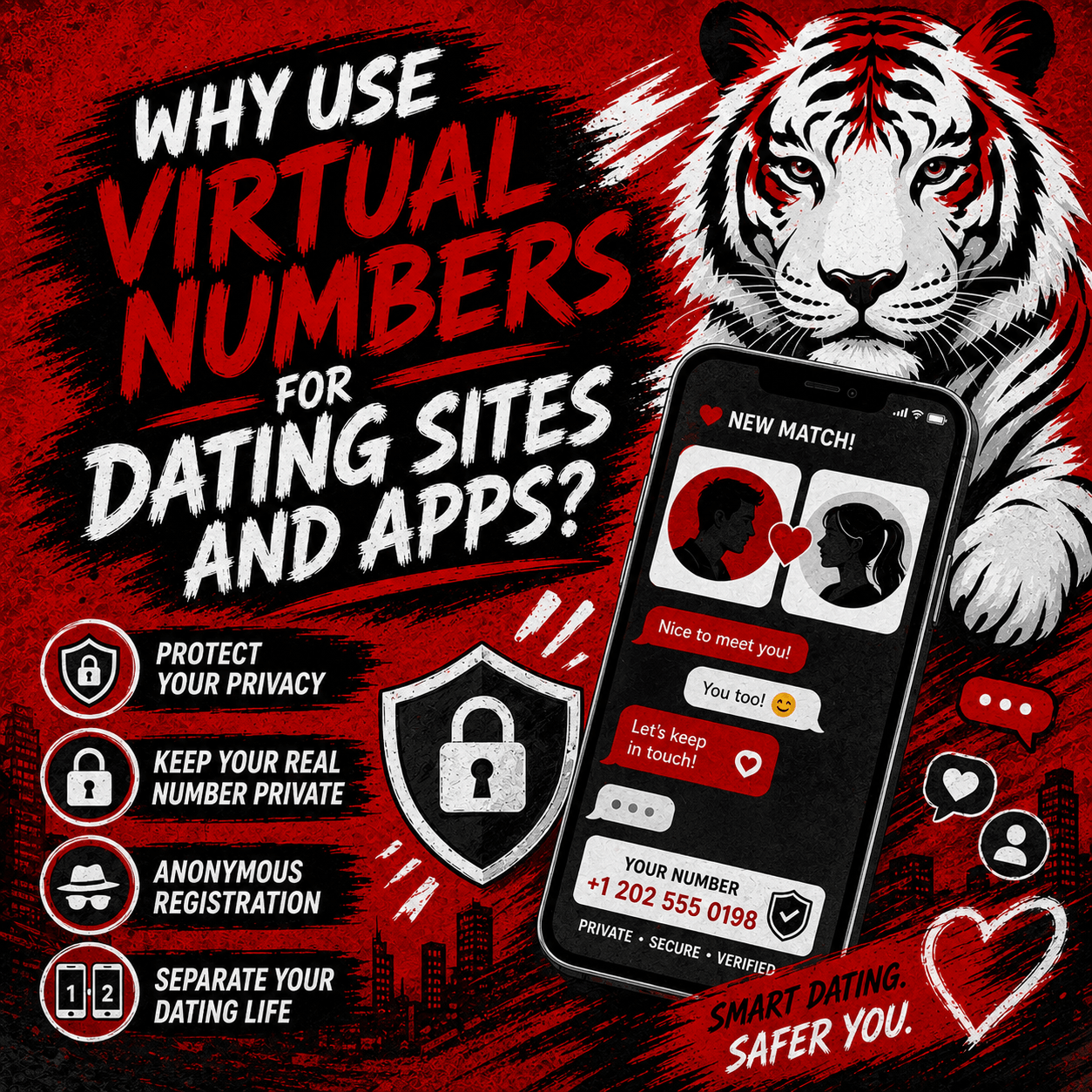 Why Use Virtual Numbers for Dating Sites and Apps?