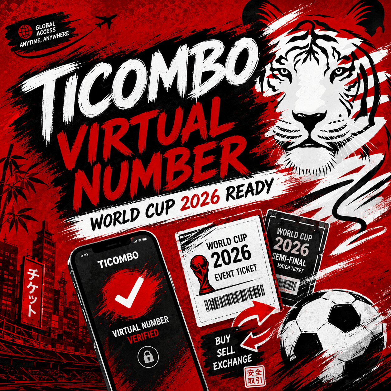 How to Create a Ticombo Account with a Virtual Number
