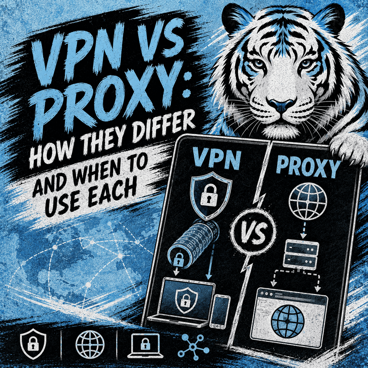 VPN vs Proxy: How They Differ and When to Use Each