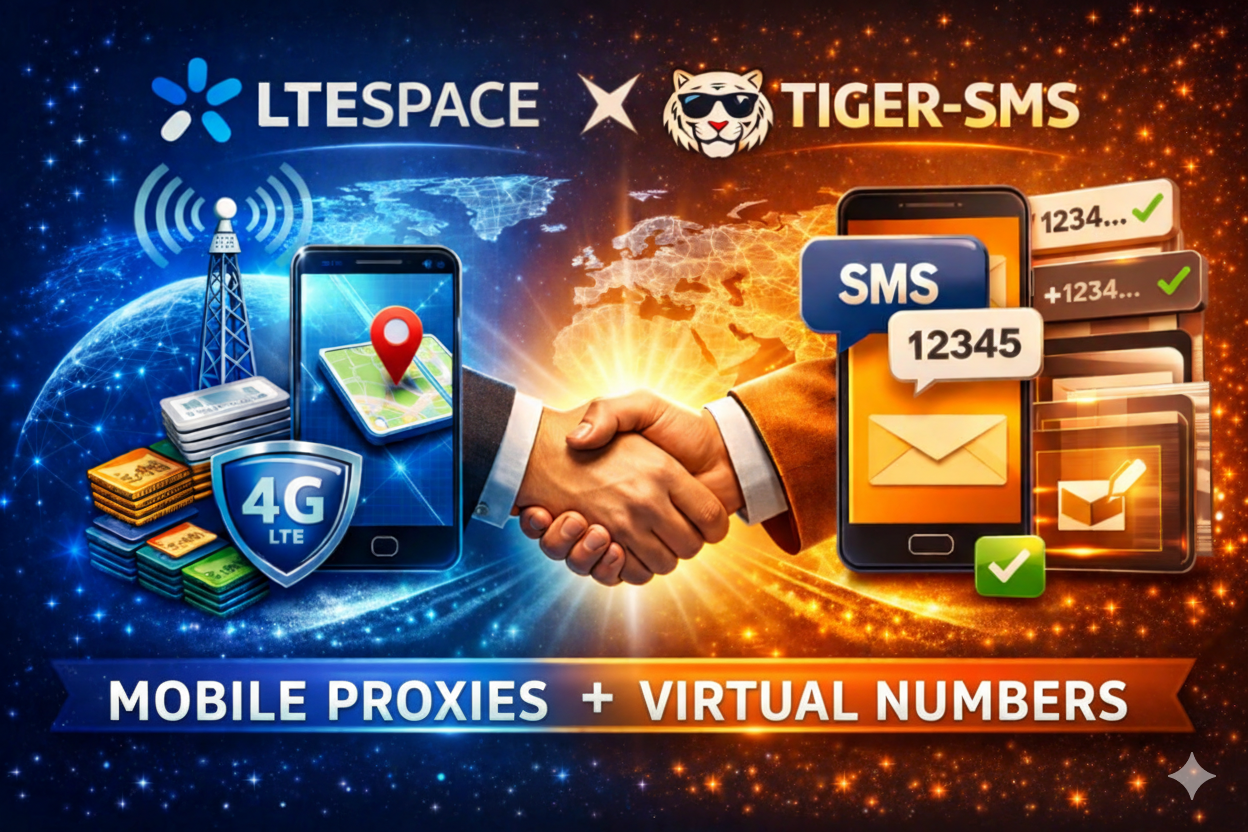How to Farm Gmail Accounts Using LTEspace Mobile Proxies and Virtual Phone Numbers
