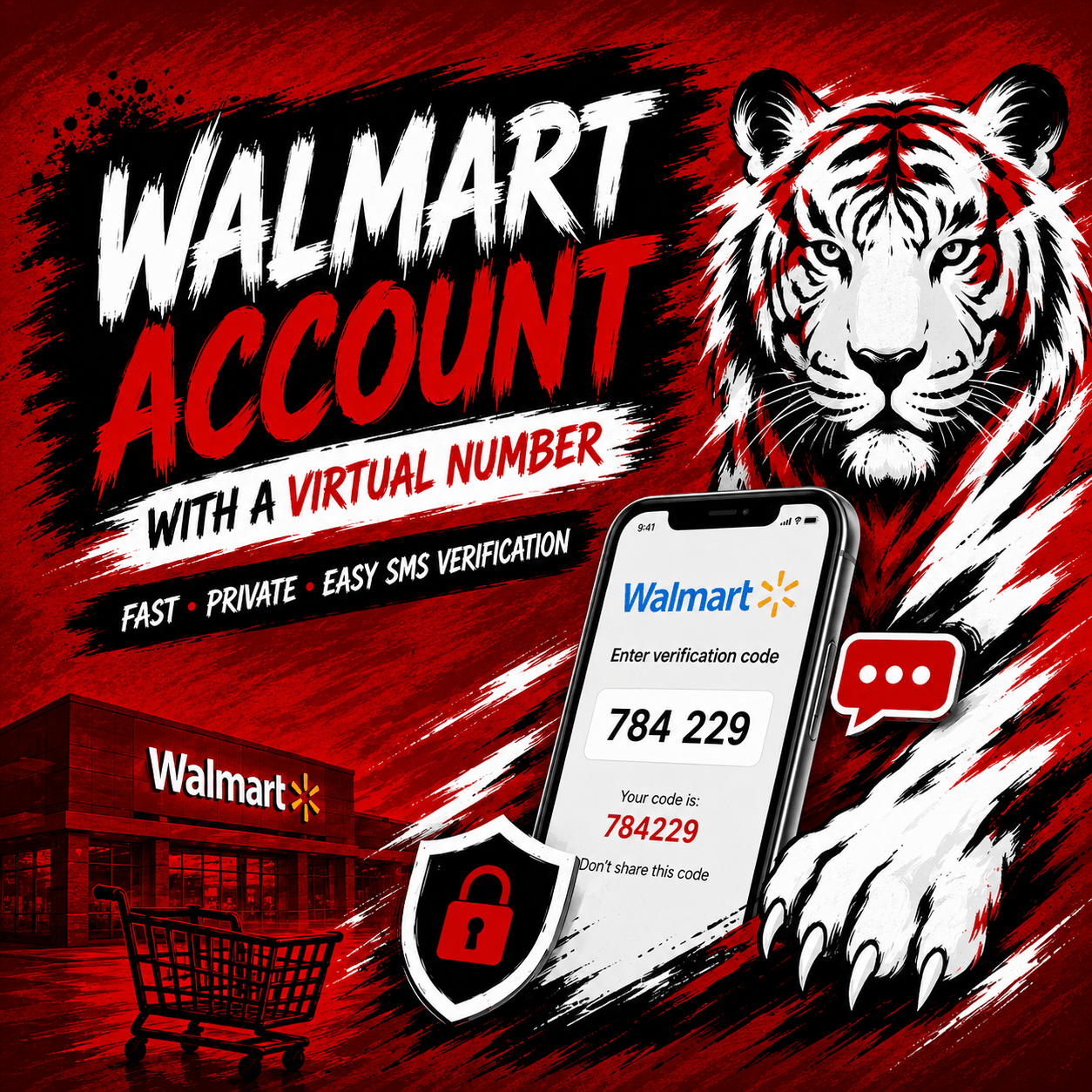 How to Register a Walmart Account Using a Virtual Phone Number