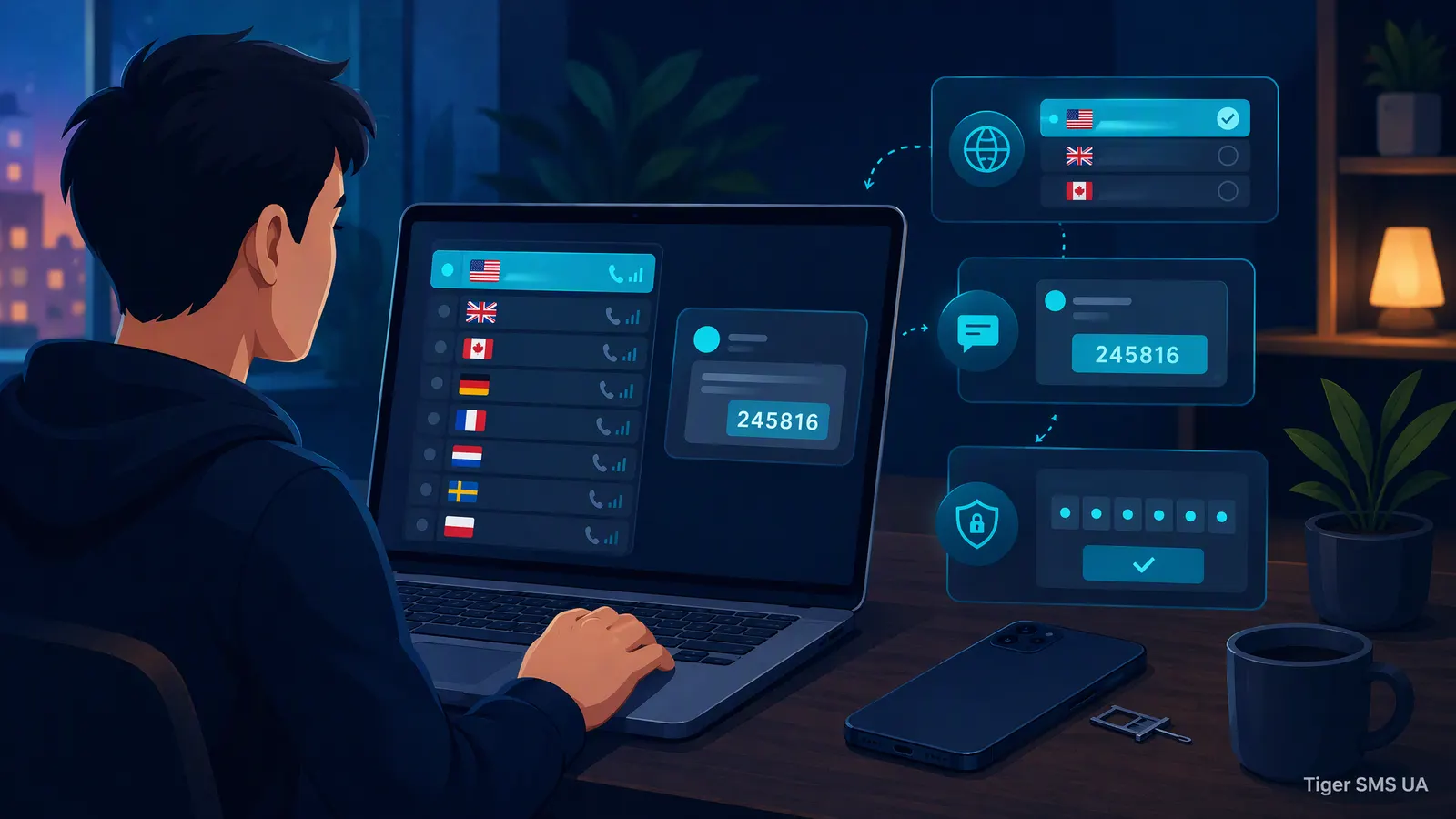 SMS receiver: як отримувати коди підтвердження онлайн без власної SIM-картки