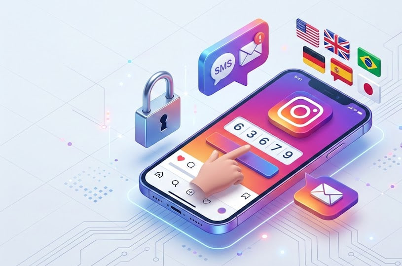 Obtain a Disposable Temporary Virtual Number for Instagram OTP Verification