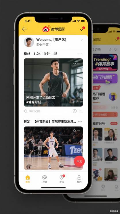 生成微博国际版登录成功页面