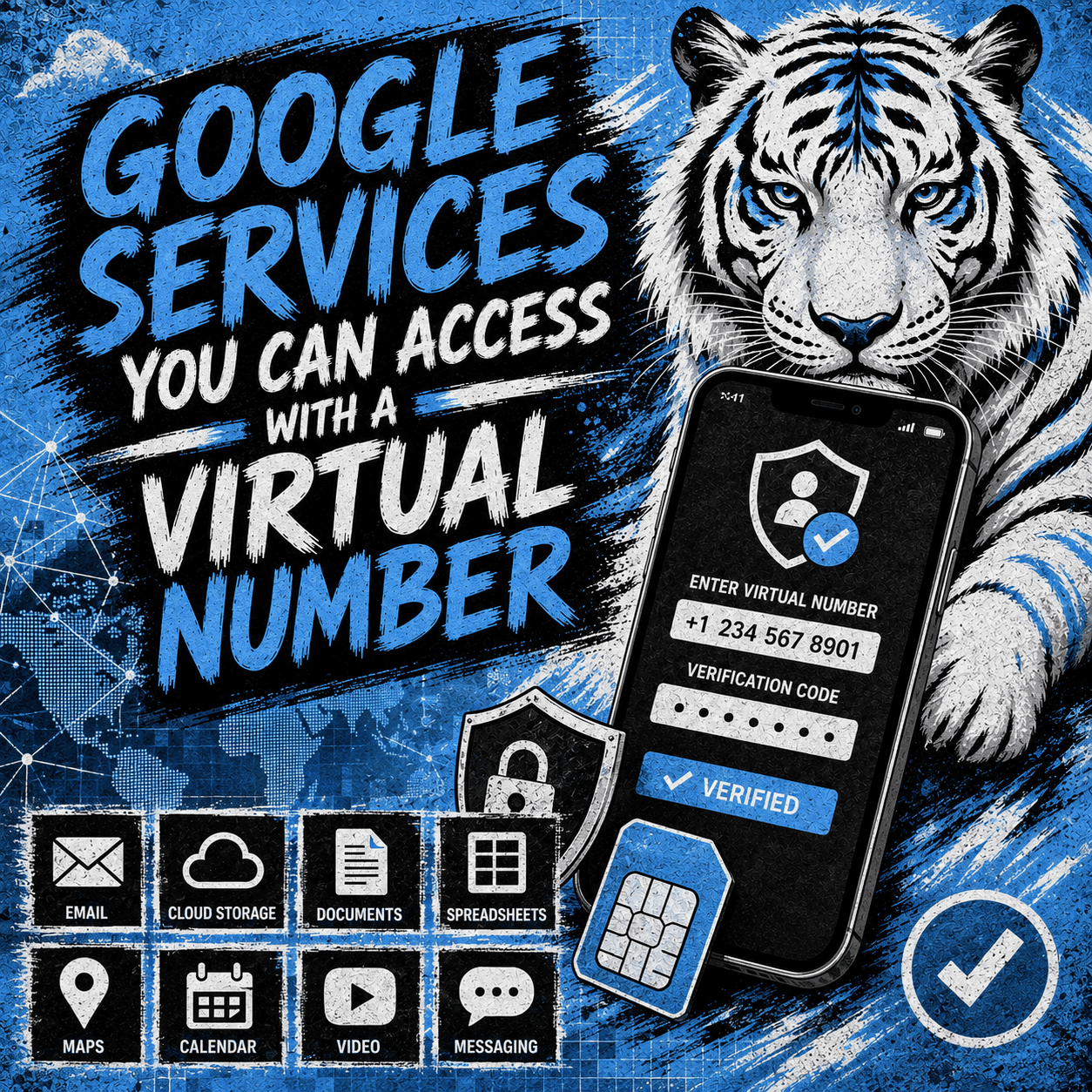 Google Services You Can Access with a Virtual Number